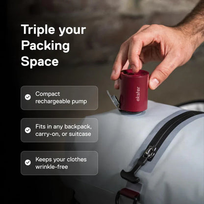 Vacuum Seal Waterproof Travel Duffle Bag With Pumps
