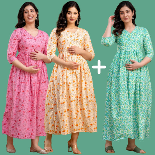 BUY 2 GET 1 FREE - Peach Patel | Rose Patel | Aqua Position 1